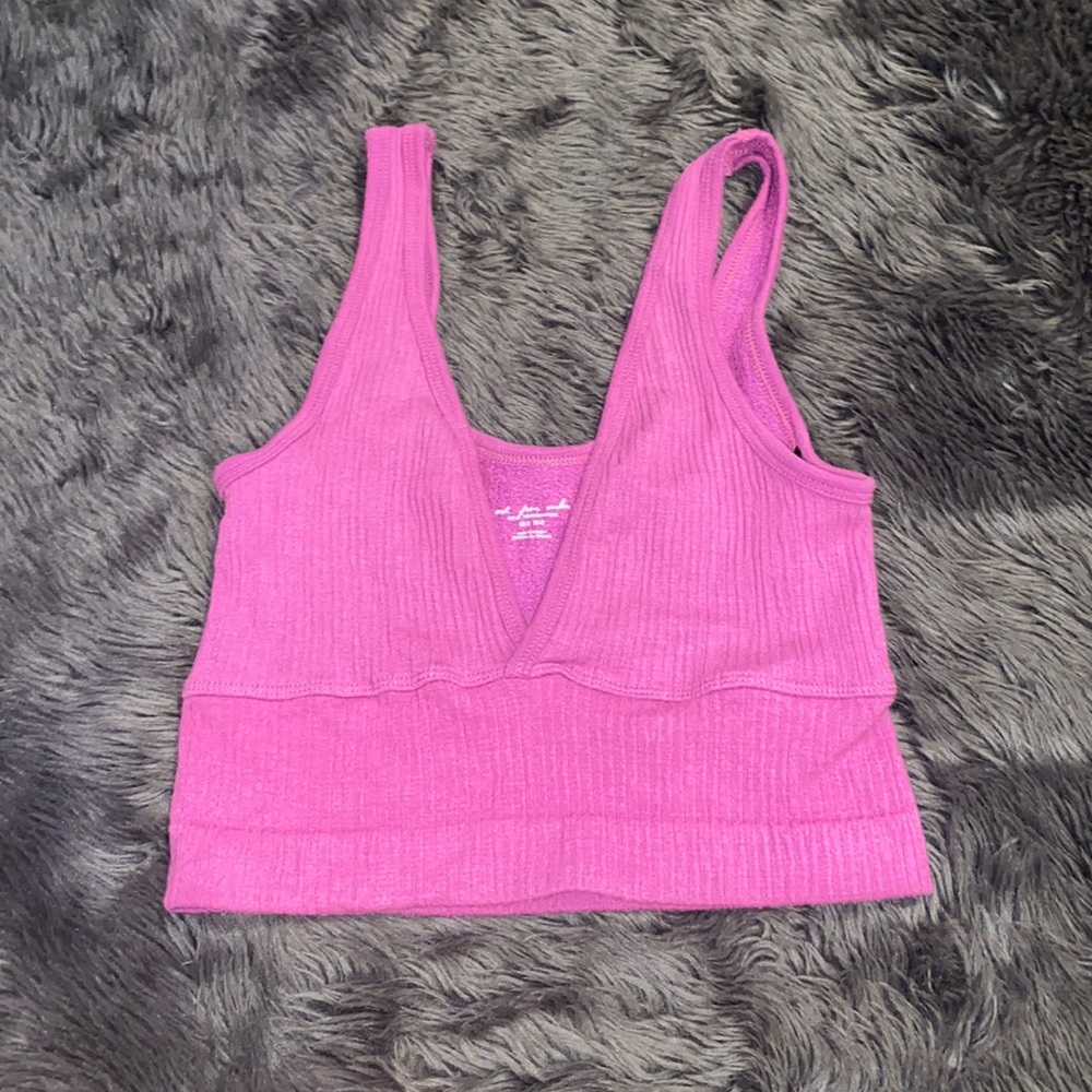 URBAN OUTFITTERS out from under crop top purple